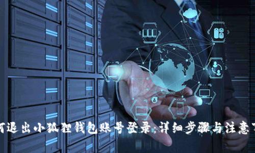 如何退出小狐狸钱包账号登录：详细步骤与注意事项